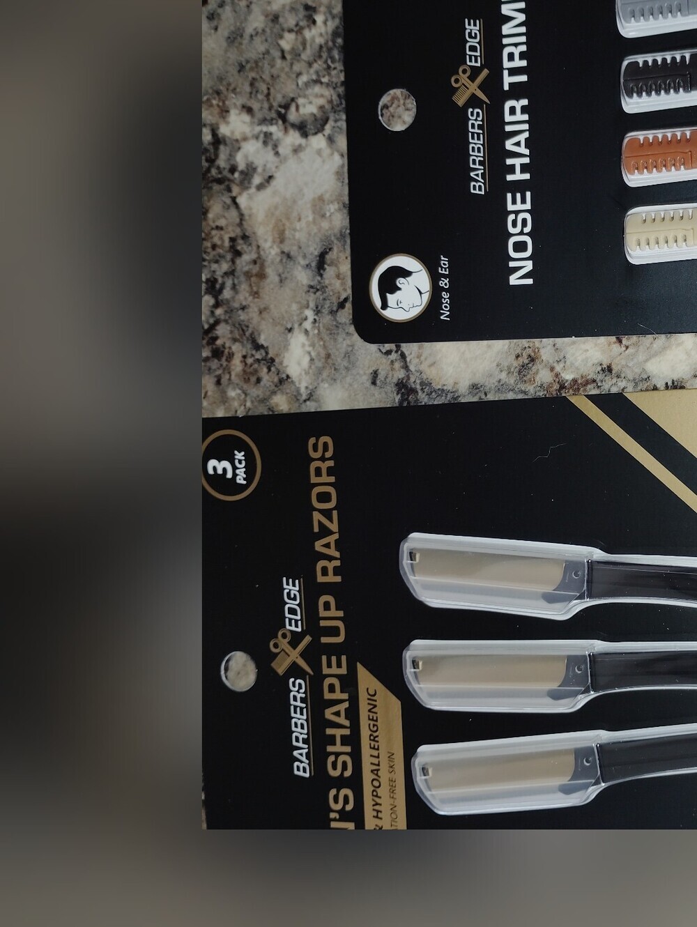 Barbers Edge Grooming Set – Men's Shape Up Razors & Nose Hair Trimmers (NWT) - Picture 6 of 6